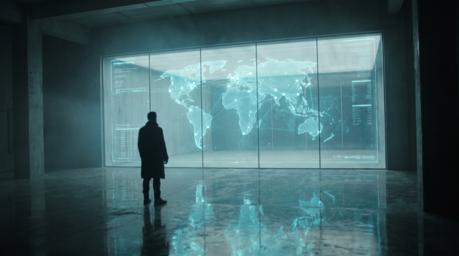 World map of sanctions lists being refreshed